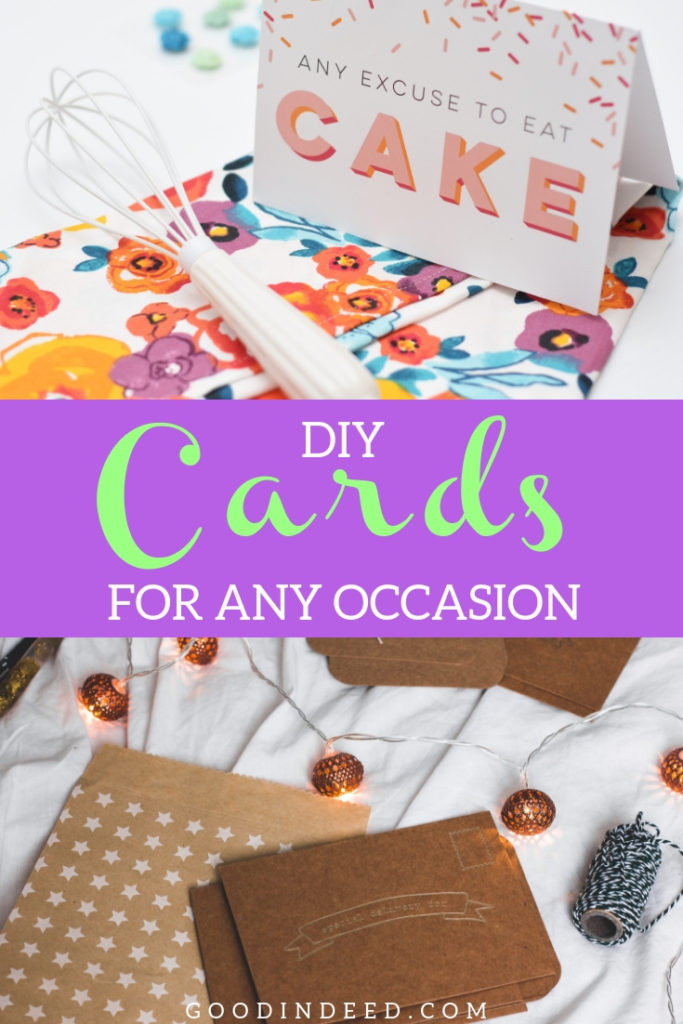 Use DIY card ideas to make your own card and send them to those you care about, the ones that mean the most to you.