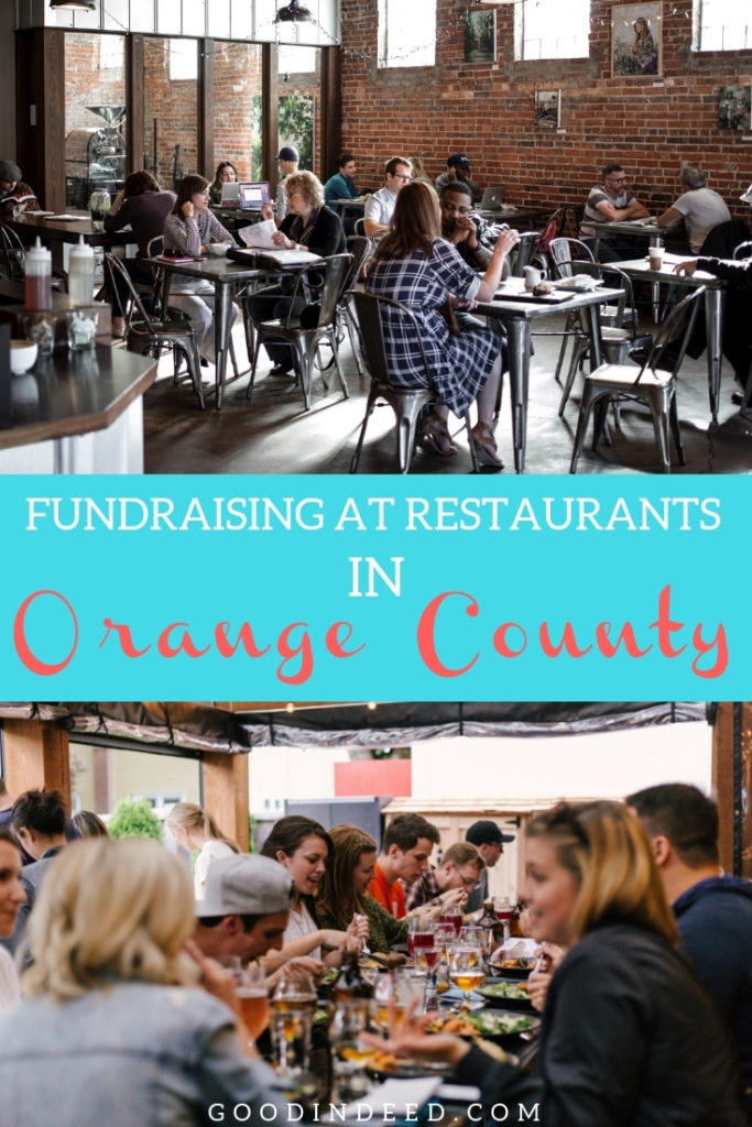 Start fundraising at restaurants in Orange County so that you can have a helping hand and meet your goals all while enjoying good food.