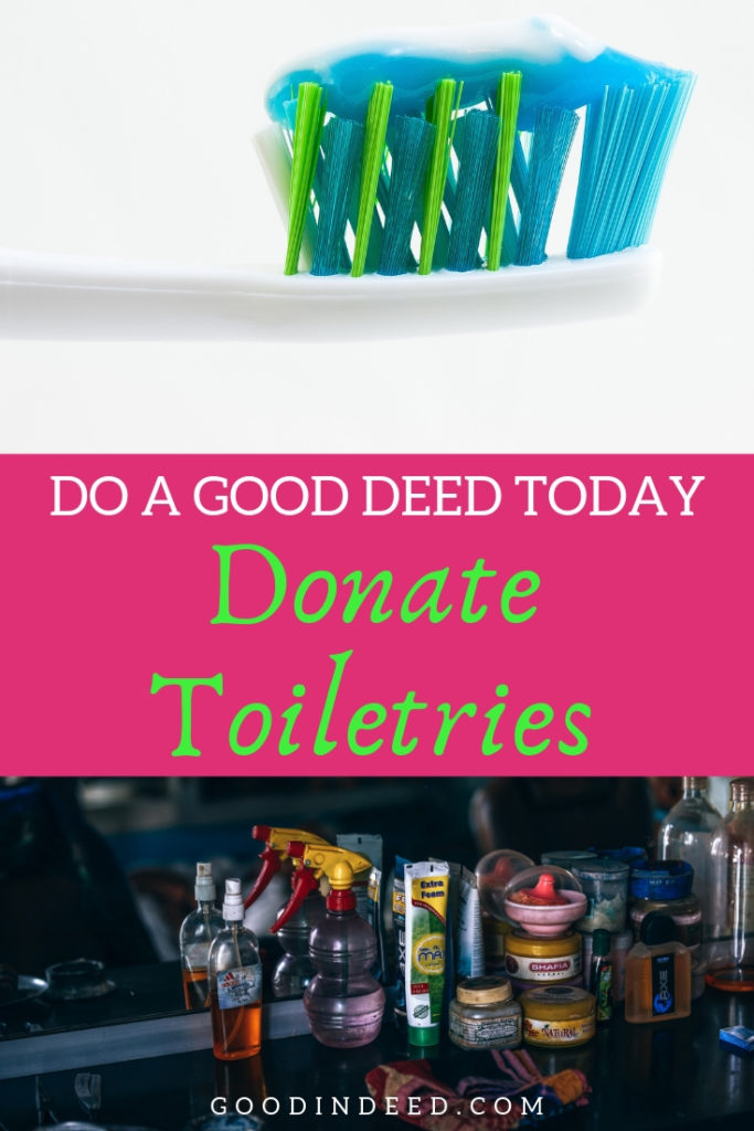 Get involved with the spring toiletries donation drive in order to make a difference in the life of someone or people in need.